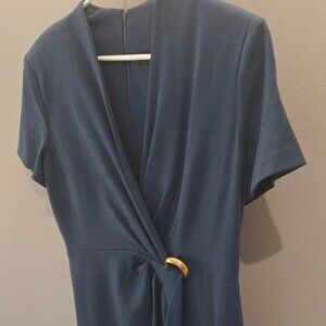 Donna Karen Teal Dress